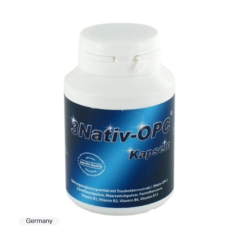 【德国直邮】3Nativ-OPC 原花青素胶囊100粒