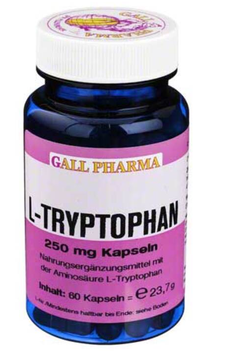 GALL  PHARMA L-TRYPTOPHAN 色氨酸胶囊60粒调节精神节律、改善睡
