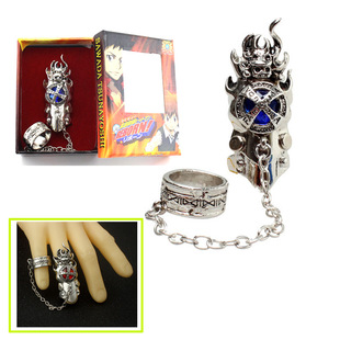 动漫周边 家庭教师指环 2款转动指套十代彭格列戒指项链