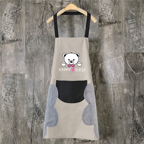 新品Aprocn womens kitchten waterproof and oilproof apronZ h