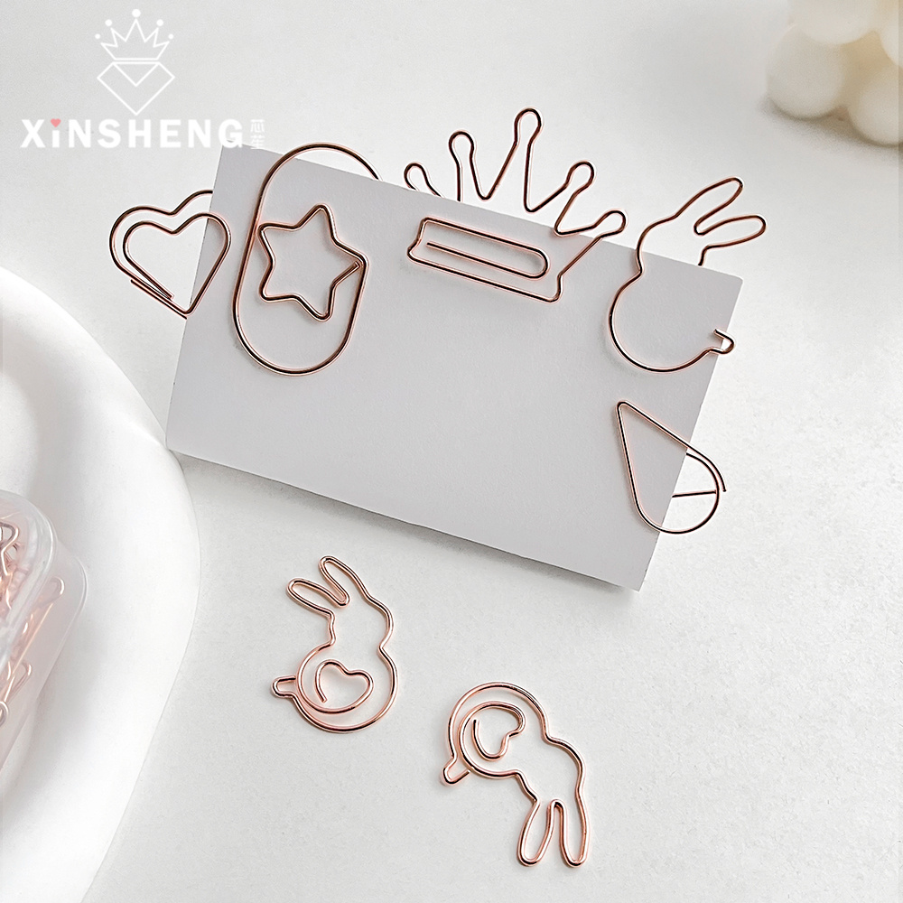 芯苼  创意回形针花艺材料手工办公工具回形针花束鲜花卡片纯手工