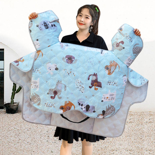 电动车挡风被夏季防晒双面防水电瓶车薄款雅迪爱玛台铃小牛遮阳罩