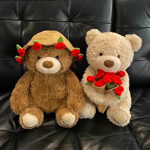 结婚小熊抱枕陪嫁新婚礼物