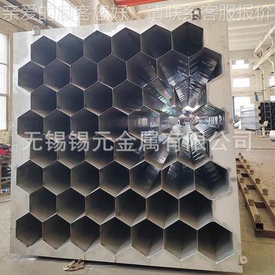 定制不锈钢蜂窝阳管极管束集尘电场六角管湿电yjg20231尘蜂窝管阳