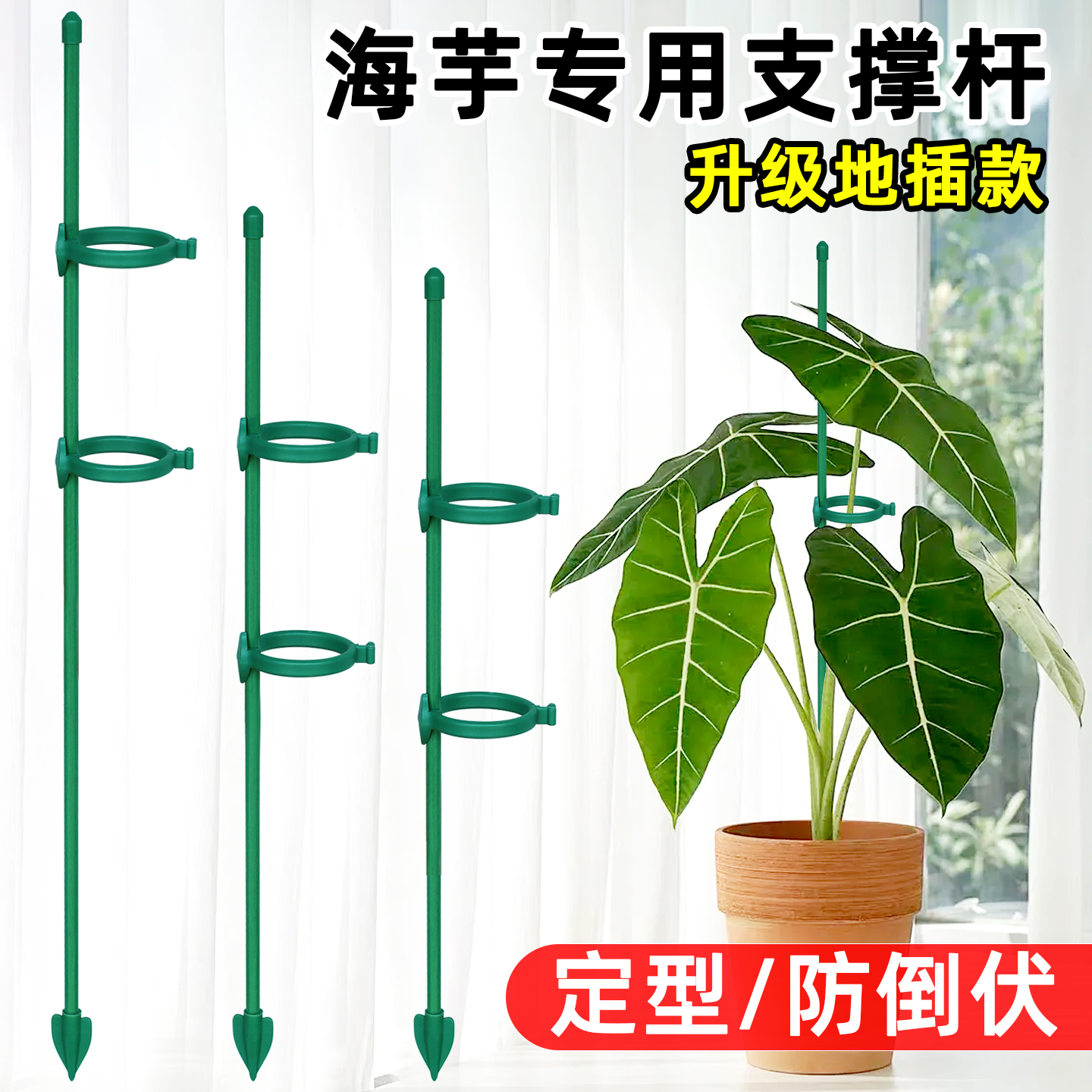 海芋专用支架绿天鹅彩叶芋秋海棠龟背竹爬藤植物固定绿植花支撑杆