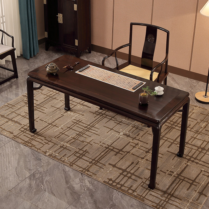 紫光檀画案书房红木书法桌椅组合明式家具家用黑酸枝木实木办公桌|ruв категории жилой мебели, Таблица класса, стол - от Buy2taobao.com для оказания профессиональной услуги покупки агента Taobao