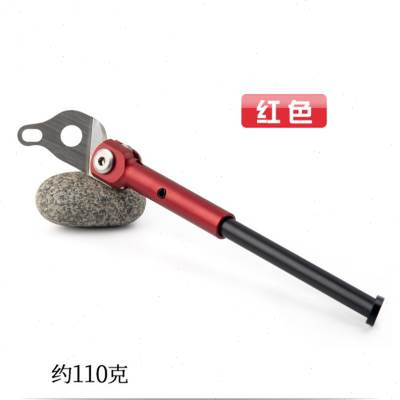 小布412 单车脚撑 14寸16寸折叠自行车边撑脚架 铝合金超轻快拆轴