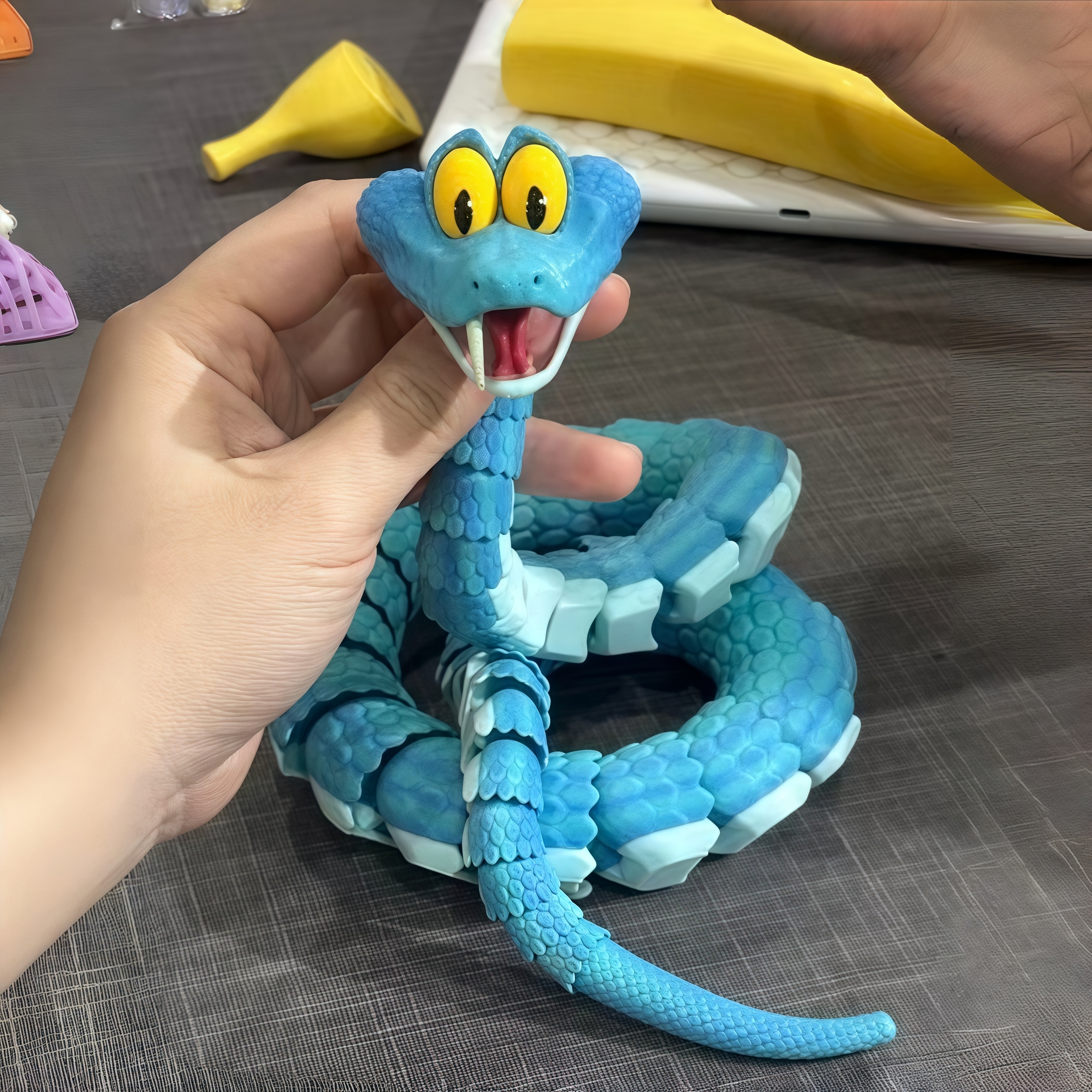 3d打印盖瑞蛇全关节可动玩偶模型