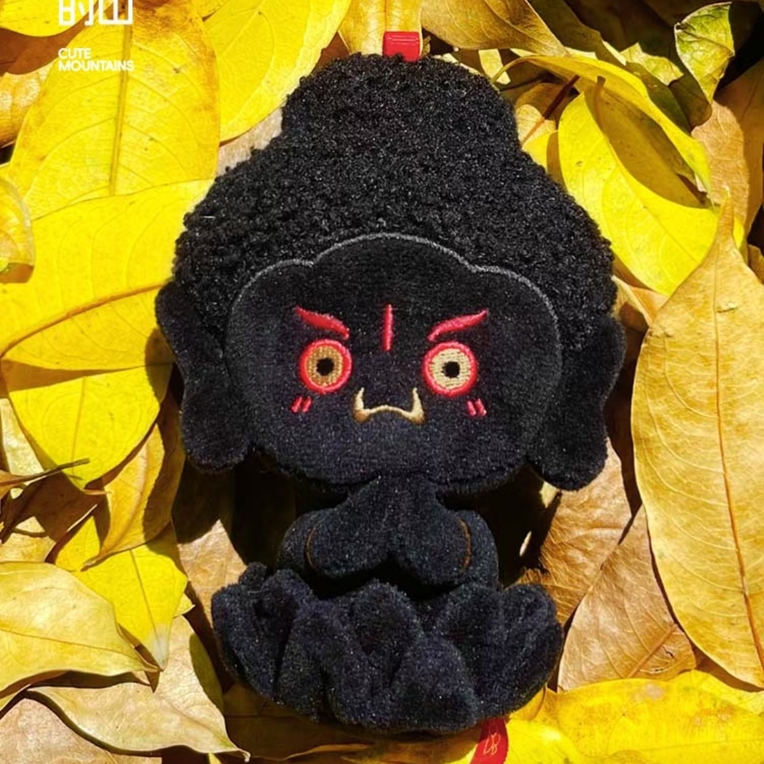 2025新款佛小伴大黑天不动明王毛绒玩偶公仔书包包挂件生日礼物女