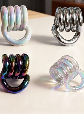 tangle平替扭扭乐官方旗舰店温变解压玩具星球宝石静音版夜光女孩