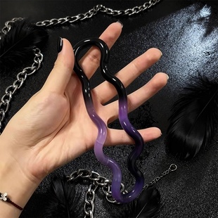 网红爆款tangol平替同款扭扭乐解压玩具感温变色紫蝶百变ADHD盘玩