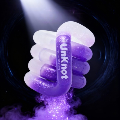 汤狗tangle同款正版扭扭乐官方旗舰店感温变色解压幻石紫蝶雾海女