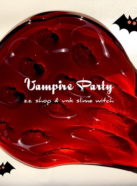 吸血鬼暗黑系史莱姆slime网红m家起泡胶解压水晶彩泥假水少女玩具