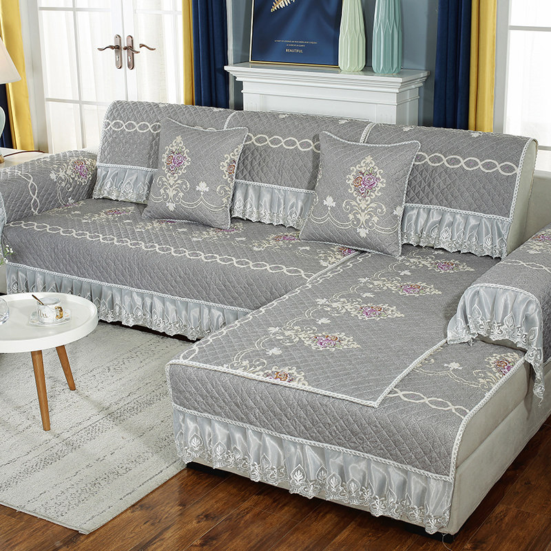 沙发垫四季通用全包坐垫子简约现代防滑欧式沙发全包万能套罩全盖
