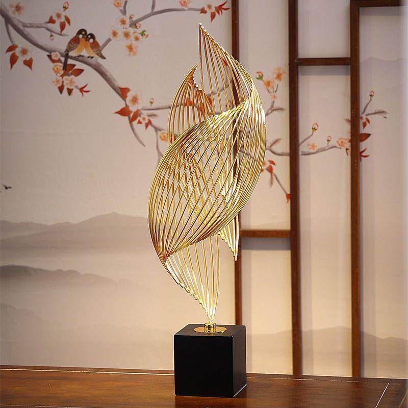 风生水起摆件现代轻奢客厅玄关电视柜创意酒柜书架家居铁艺装饰品,家居饰品,桌面摆件,淘宝优惠券,粉丝福利购,淘宝优惠卷