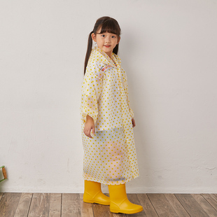 一次性雨衣儿童女童大童大码加大带鞋套自行车游乐园代驾书包位钓