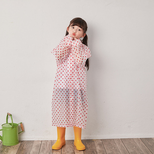 一次性雨衣儿童女童小学生加肥加大套装骑行游乐场欢乐谷套脚自行