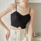夏季 抹胸上衣 冰丝无痕小吊带背心女内搭打底外穿美背文胸一体薄款
