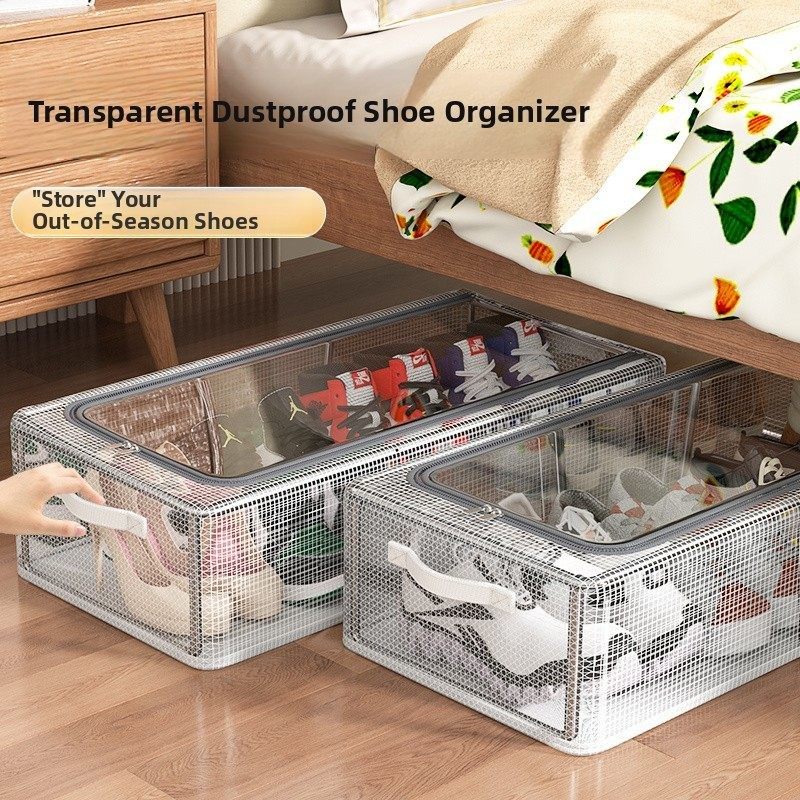节省空间的鞋柜神器鞋盒收纳盒透明简易鞋柜收纳盒床防尘鞋架,收纳整理,鞋盒,淘宝优惠券,粉丝福利购,淘宝优惠卷