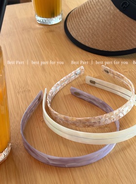 bestpart2023韩国新款仿贝壳醋酸亚克力发箍～甜美少女风头箍发饰