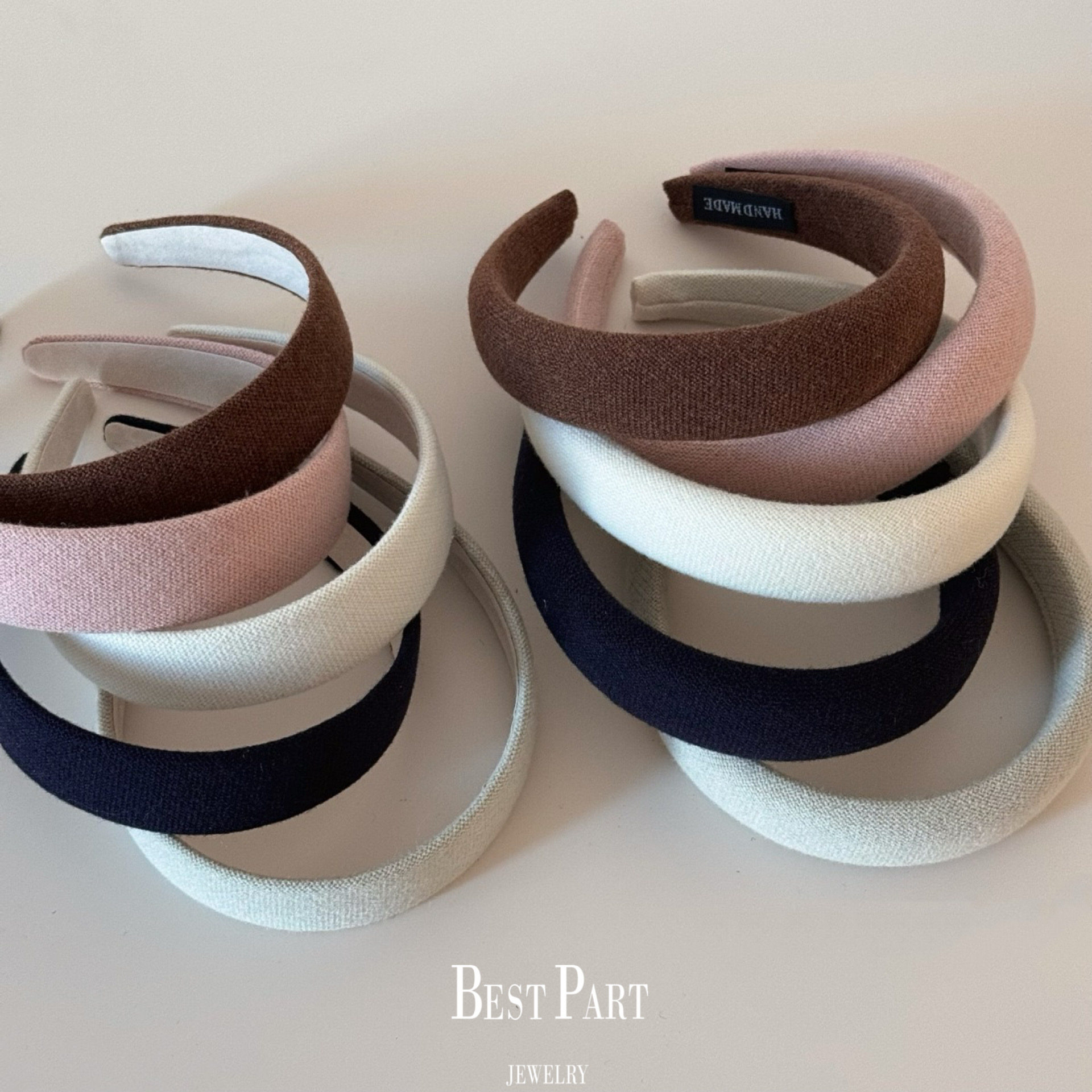 甜美海绵高颅顶发箍日常外出洗脸头箍女高级感法式针织宽边发卡