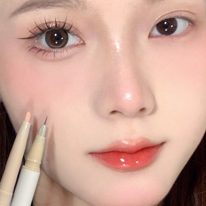 推荐双头卧蚕笔女眼线液笔两用防水不晕染持久眼睑下至卧蝉