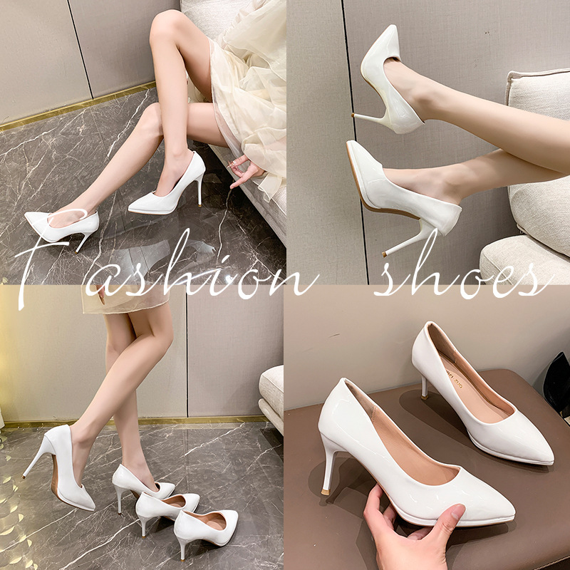 显颜单鞋性感浅口PU2024年秋季