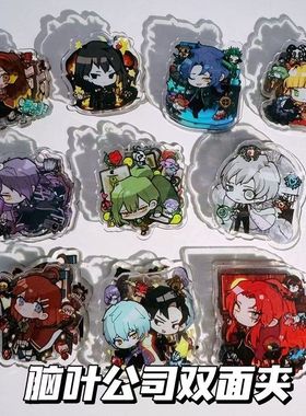 脑叶公司双面夹异想体员工pp夹搞怪便签夹试卷资料夹文件夹学生礼