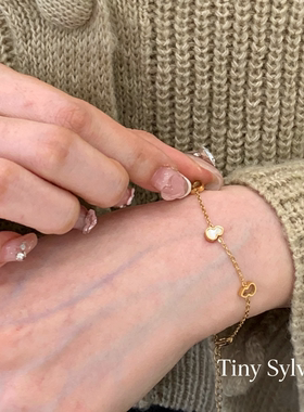 TinySylvie手工贝母葫芦手链