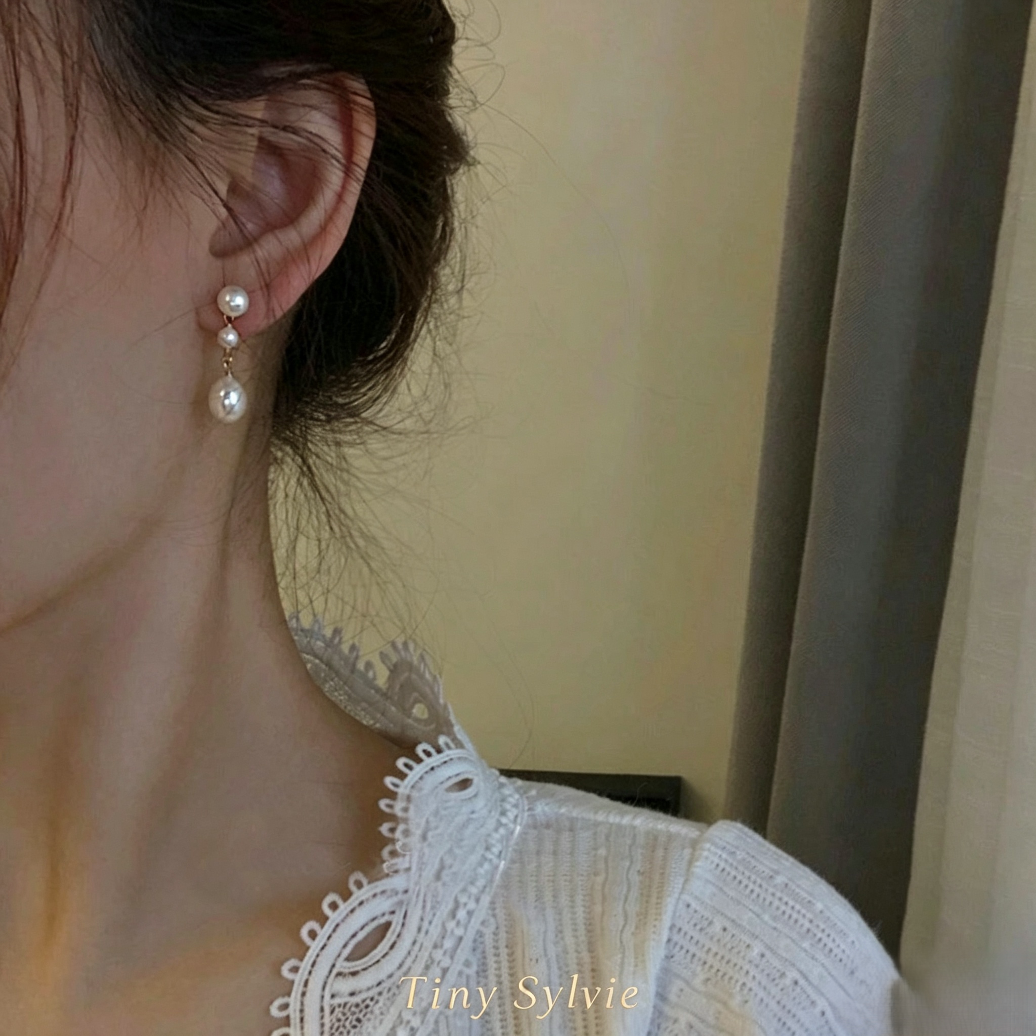 小众设计师巴洛克珍珠耳钉