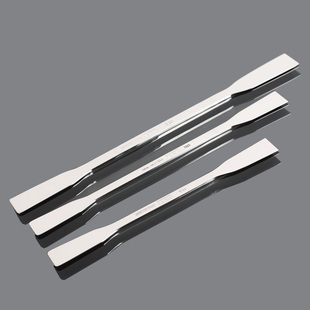 ASONE日本进口双头不锈钢药刮 长150mm180mm210mm240mm300mm亚速旺进口双头刮刀抹刀SUS410双刮刀