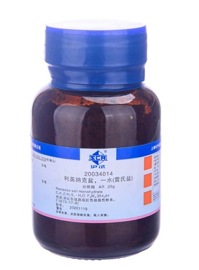 利英纳克盐/硫氰酸铬铵 AR 25g 赖纳克氏盐 四硫氰基二氨络铬酸铵 利英钠克盐 雷氏盐 13573-17-6 国药试剂