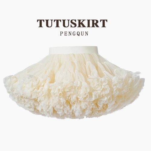 女童tutu裙舞蹈表演出蓬蓬半身裙