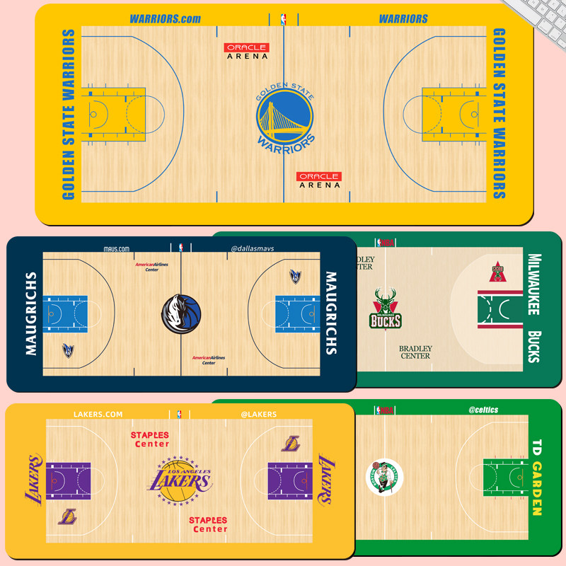 篮球场nba鼠标垫超大号詹