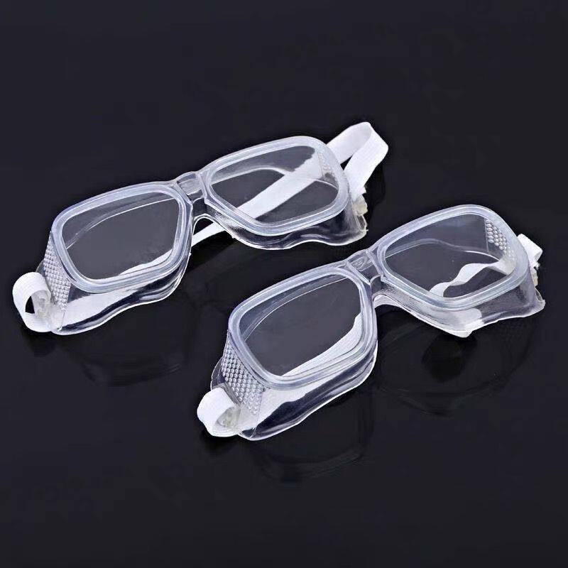 护目镜透明玻璃防尘眼镜防风沙防飞溅防护男女骑行劳保防护挡风