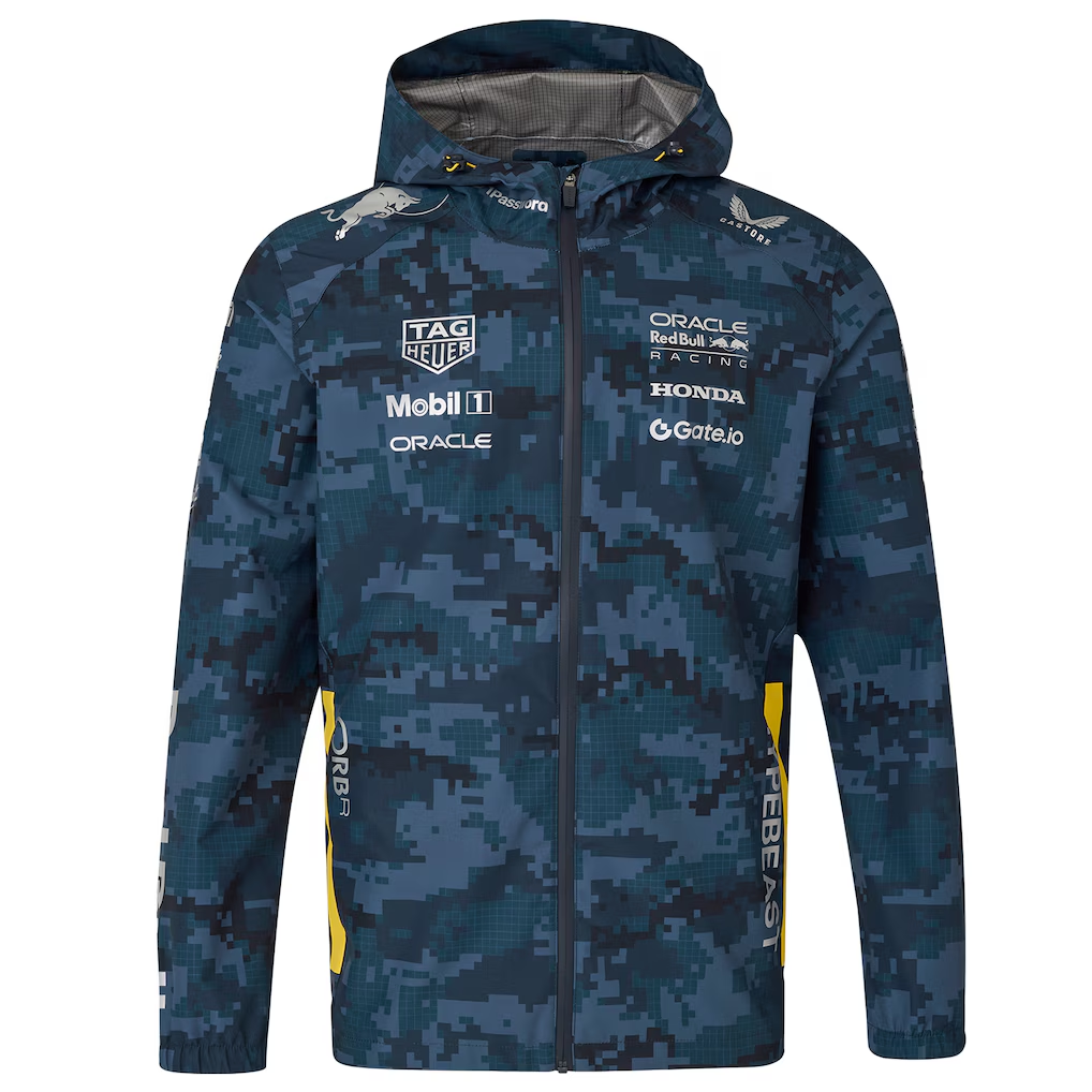 【代购】男士Castore×红牛车队×HYPEBEAST轻量化全拉链雨衣夹克