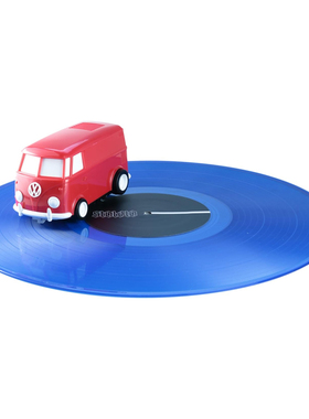 【代购】RECORD RUNNER 迷你汽车黑胶轨道CD唱片机 潮物 艺术品
