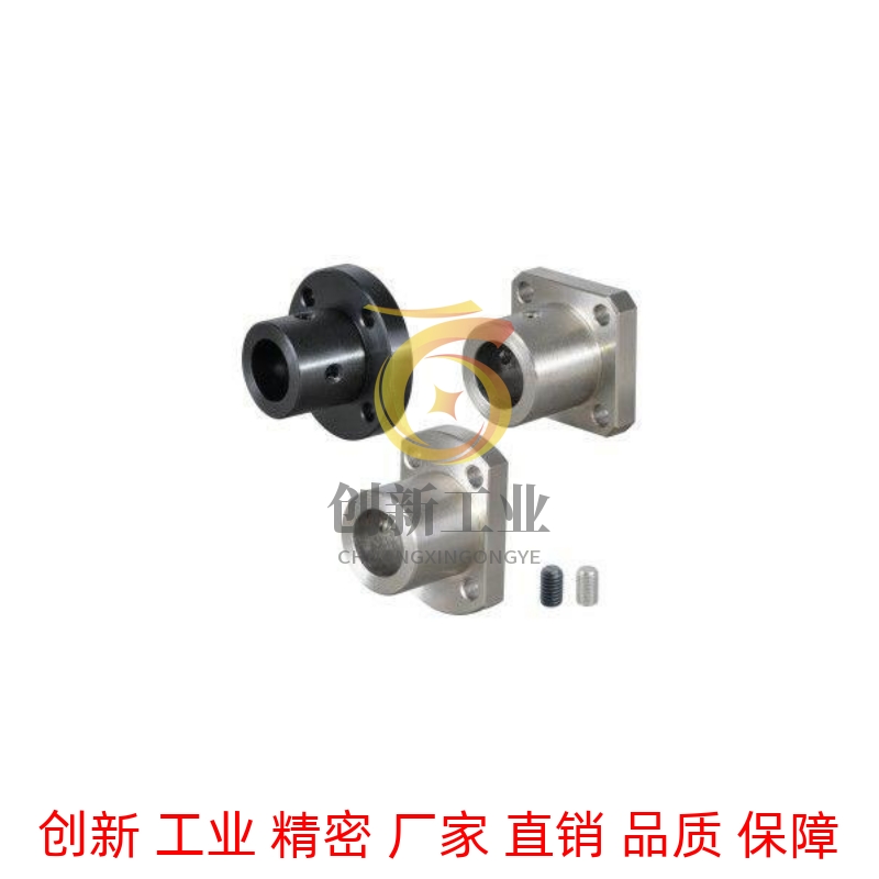 45钢发黑圆形不锈钢管法兰座支杆底座钢制法兰盘侧安装高脚圆管托