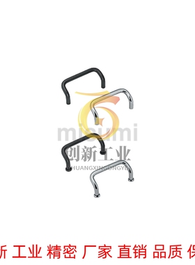 UHFN100 不锈钢角型拉手 外露式拉手-内螺纹型 工业设备把手