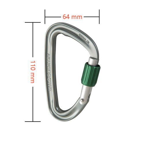 WILDCOUNTRY丝扣主锁D型锁