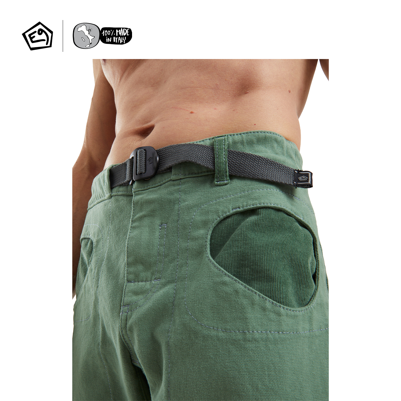 意大利E9男款新款攀岩裤弹力纯棉