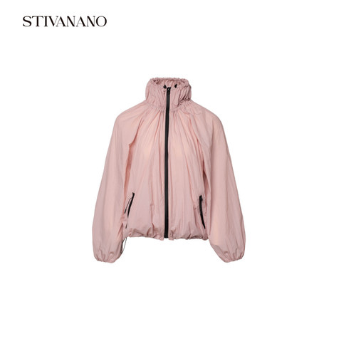 Stivanano抽绳立领气球防晒衣