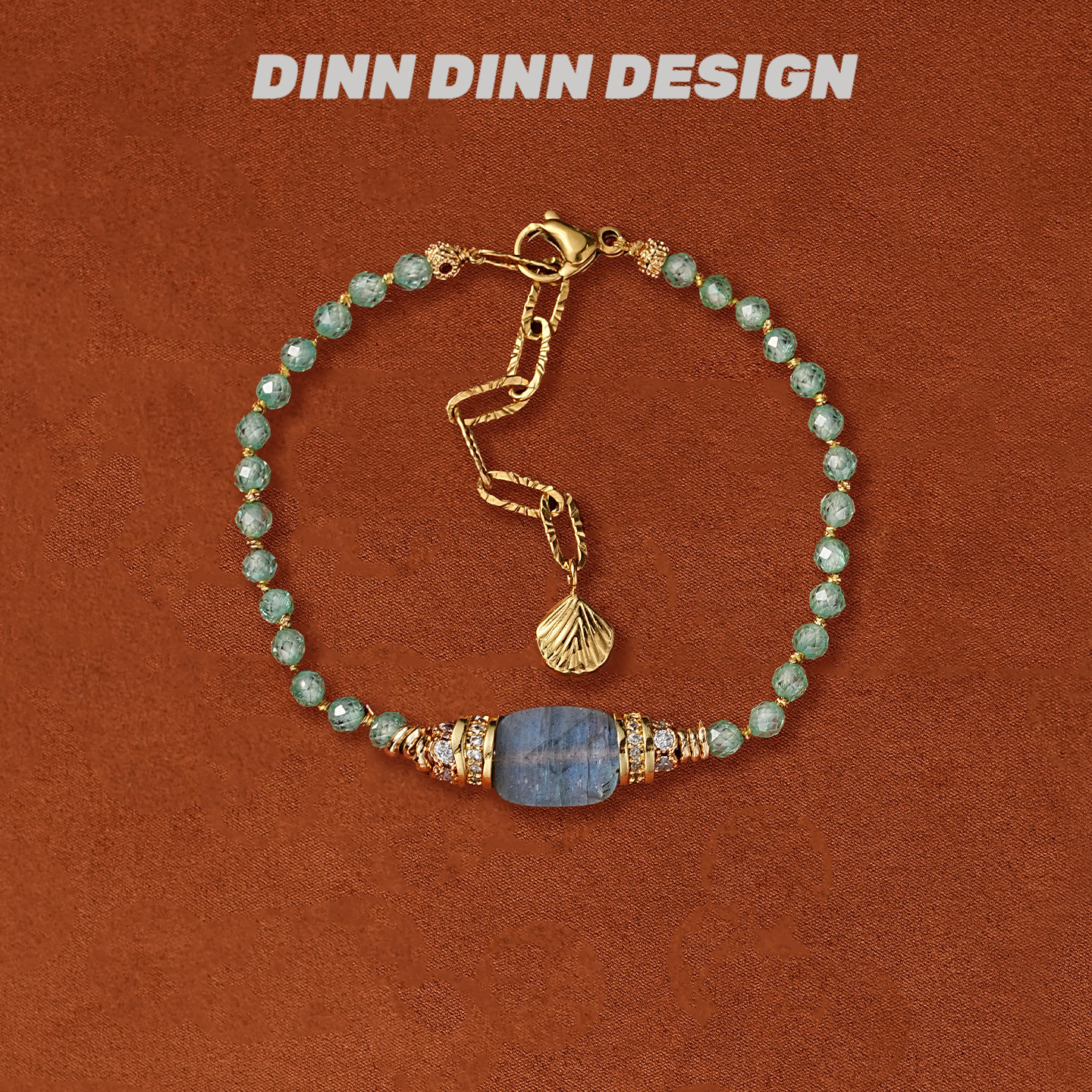 DINN DINN DESIGN度假系列海洋元素手链串珠编织高级质感百搭时尚