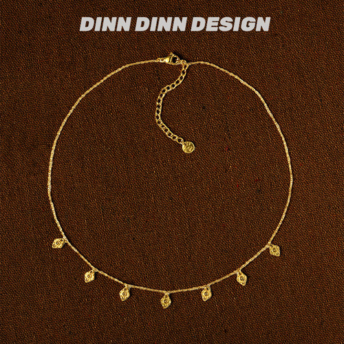 DINN DINN DESIGNvintage系列多吊坠链条复项链高级个性复古百搭