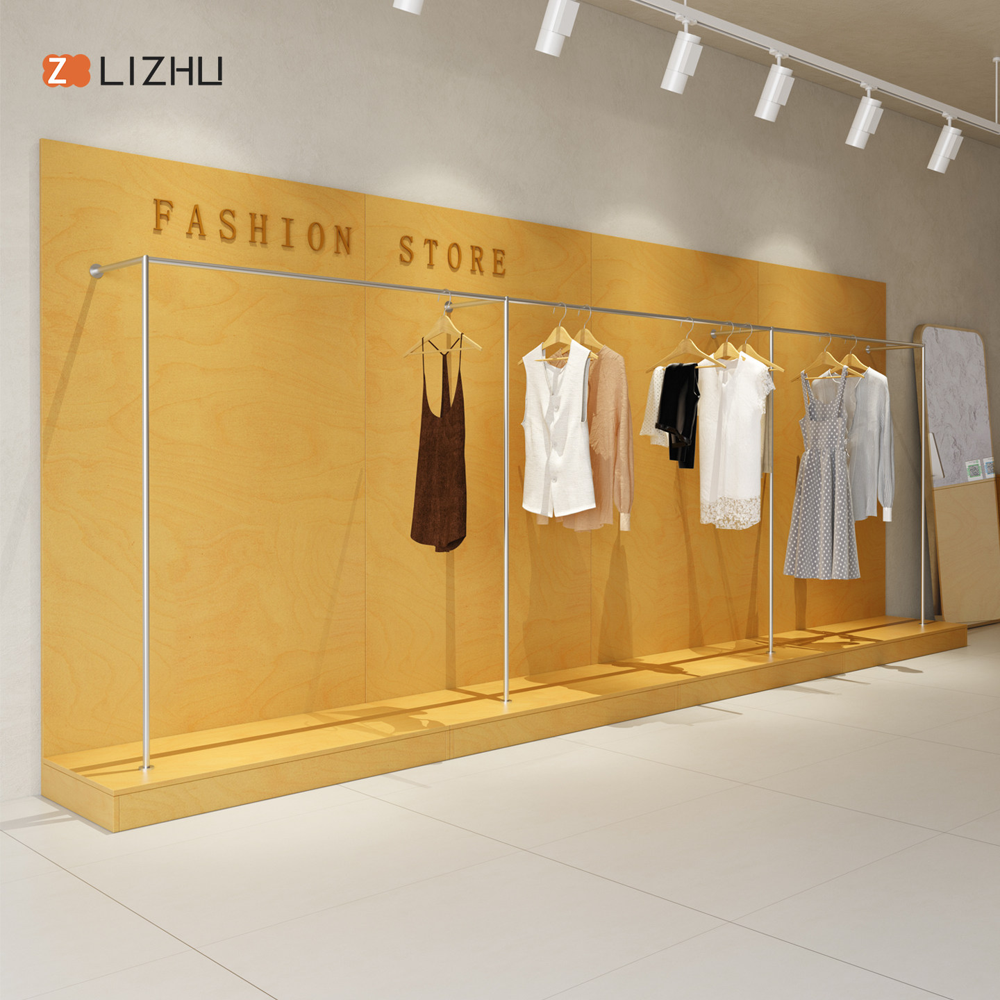 网红板材定制工装家装全屋定制服装店展架收银台酒店家具专业定制