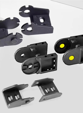 拖链接头固定接头坦克链连接器固定座尼龙塑料链接器配件GCTL