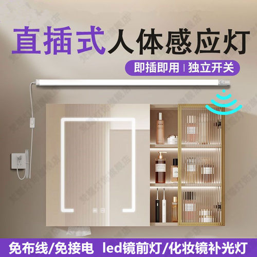 插电led镜前灯卫生间化妆梳妆