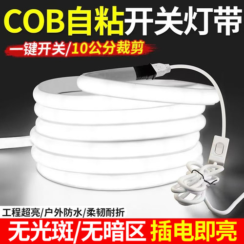 COB户外灯带led灯带条带开关插