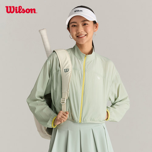 Wilson女丝防晒上衣网球外套