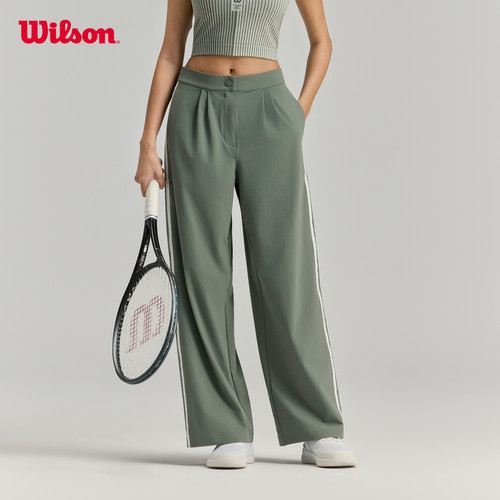 Wilson威尔胜26秋季新款女士Challenger Penn网球宽松梭织长裤